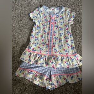 Matilda Jane 435 Girls Size 8 Floral Short Pajama Set